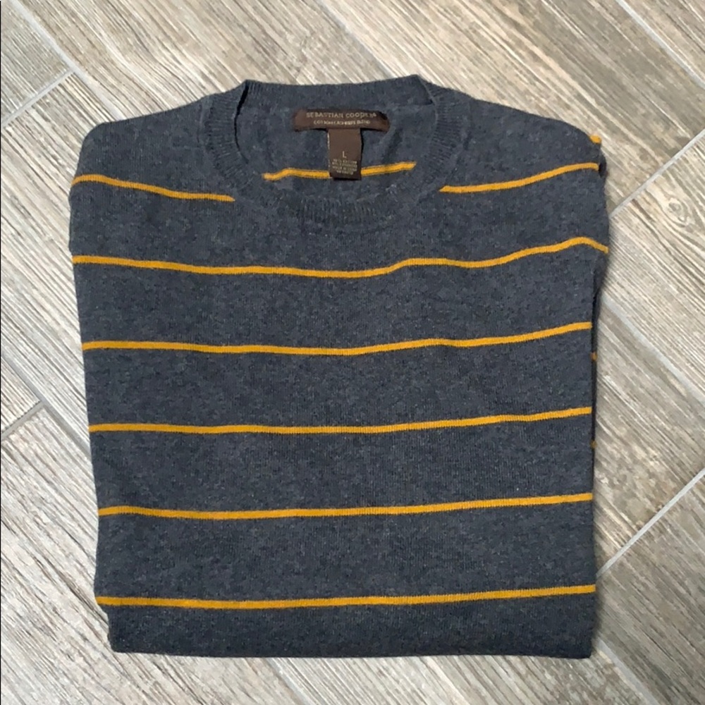 Sebastian cooper cotton/cashmere sweater size L